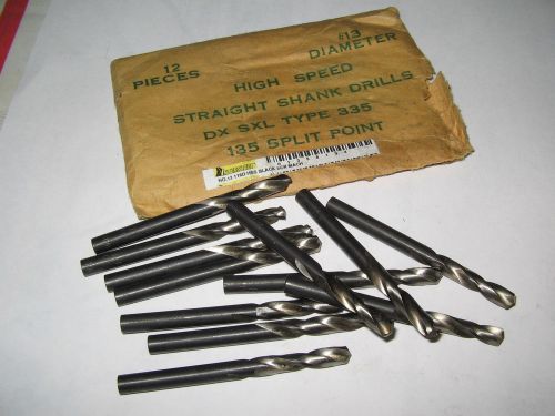 HSS, #13 Screw Machine Drills (Qty 12)