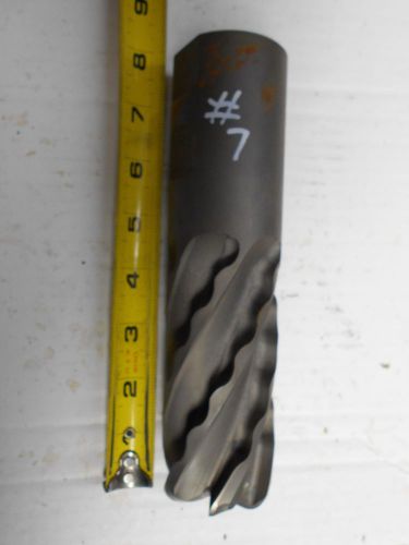 2&#034;End Mill    2&#034; Shank Weldon Rougher  F79 HSS    #7