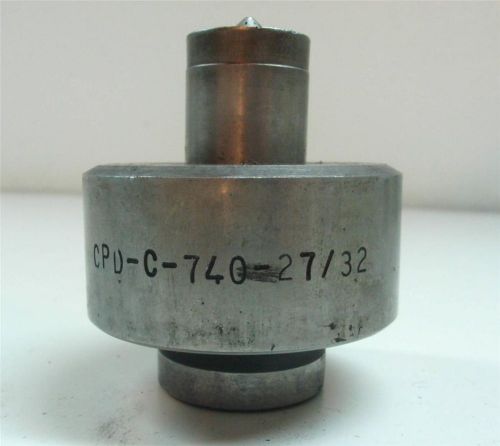 CPD-C-740 27/32&#034; DIE &amp; 13/16&#034; Iron Worker PUNCH J