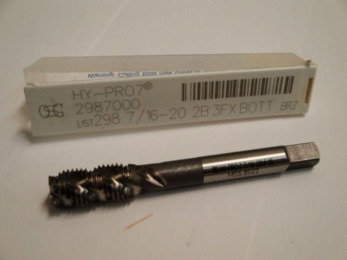 OSG - 2987000 - HSS 7/16-20 Spiral Flute Tap - Class of Fit: 2B