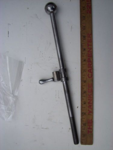 Knob &amp; rod @ 14&#034; long  from vintage 12&#034; sears craftsman metal lathe 101.07403 for sale