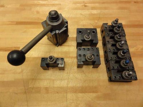 GENUINE ALORIS BXA TOOL POST &amp; HOLDERS Lathe Swings 10&#034;-15&#034; BXA 1, 2, 4, 6