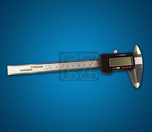 6&#034; digital caliper left handed calipers lcd stainless for sale