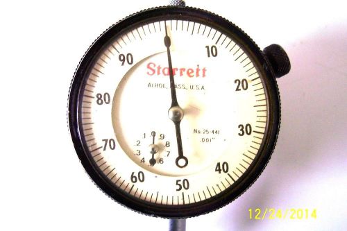 &#034;STARRETT&#034;  DIAL  INDICATOR  # 25-441