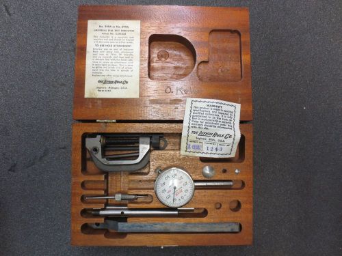 LUFKIN Universal Dial Test Indicator Set Kit .001&#034; GRAD 399A 399 USA Made