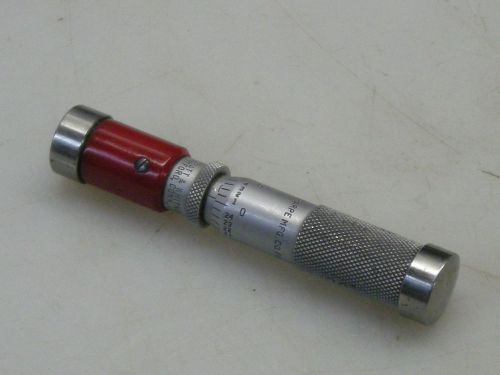 Pratt &amp; Whitney Starrett End Measuring Rod Set Head - Red - .0001 Graduations