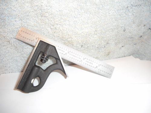 Machinists  1/10b1 usa  starrett new unused 6&#034; combination square for sale