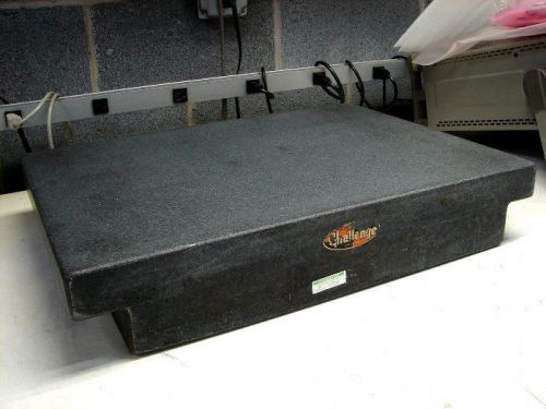 Challenge granite precision surface plate 18 x 24 x 4&#034; for sale