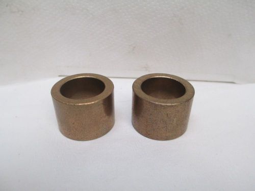 NEW NO NAME BRASS BRONZE BUSHINGS 25/32&#034; ID 1-1/32&#034; OD 25/32&#034; WIDTH &#034;LOT OF 2&#034;