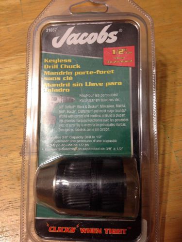 Jacobs Keyless Drill Chuck 31037 1/2&#034;