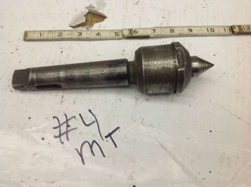 Bruckner  Live Center. #4 Morse Taper Shank