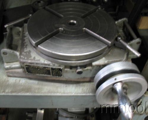 12&#034; BRIDGEPORT MILLING MACHINE ROTARY TABLE