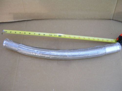 24&#034; STAINLESS STEEL BRAIDED HOSE SANITARY 2&#034;