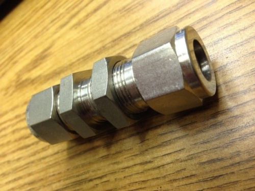 Swagelok Tube Fitting, 1/2&#034; Bulkhead Union SS-810-61-0004