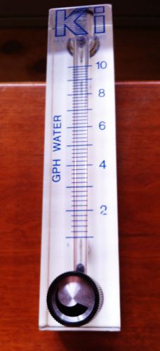 Key instruments fr4l45bvbn water meter 1-10 gph 5p333  14&#034; parker parflex tubing for sale