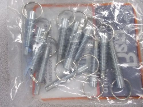 REID TOOL PR-375 PLUNGER,SPRING RING,HAND-RETRACTABLE,PULL RING (LOT OF 12)