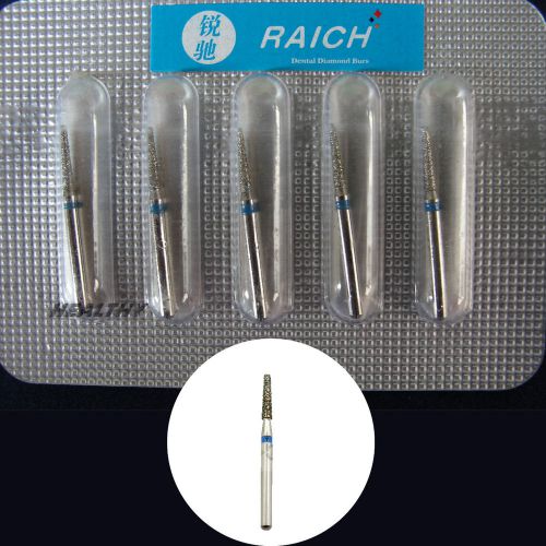 5pcs Dental Diamond Burs TF-20 Medium FG 125um Diamond Instruments