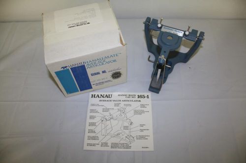 Hanau Hanau-Mate Average Articulator Cat No 165-1 **NEW**