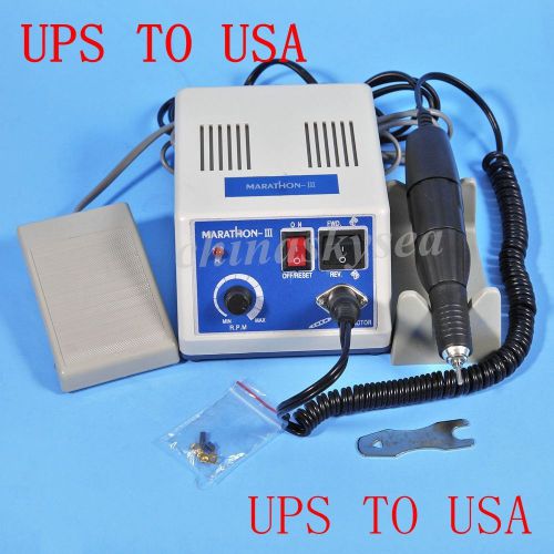 2015 marathon dental lab electric micromotor polishing motor + 35k rpm handpiece for sale