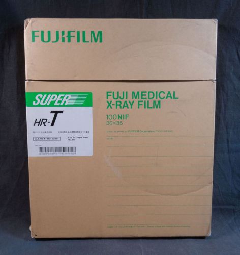 Fuji medical x-ray film 100nif 30x35 - 100 pack - 47410 12871 - 07/2015 for sale