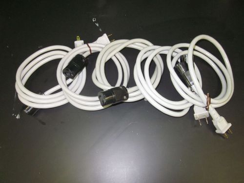 Glas col small heating mantle power cords lot of 5 for sale