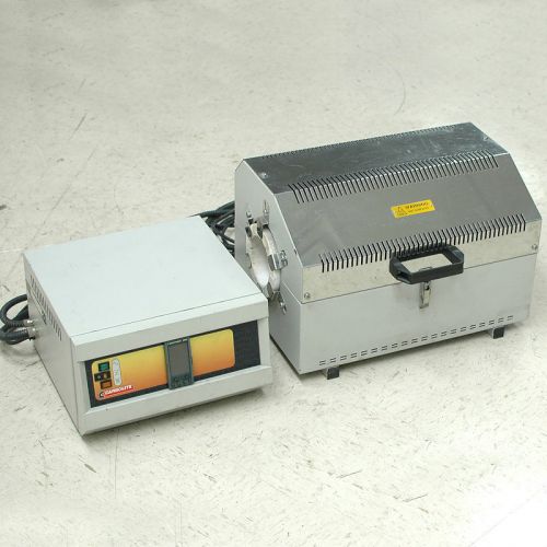 Carbolite hst horizontal split tube furnace 1200 deg.c  40cm heated length chips for sale