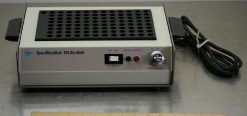 Syva microtrak EIA dry bath block heater Barnstead laboratory D860925 VERY NICE