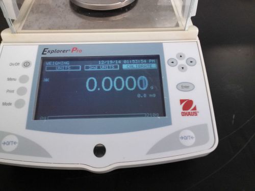 Ohaus Explorer pro EP214 Analytical Balance 210g, 0.1mg 0.0001g