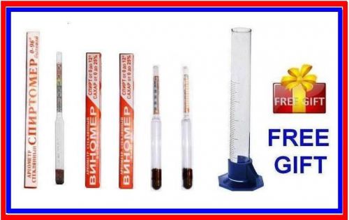 Iii alcohol hydrometer moonshine whiskey wine liquor sugar  gift for sale