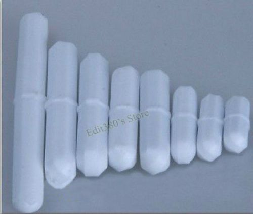 8pcs New Magnetic Stirrer Mixer Bar Stir Bar PTFE T-19 Width Size Smaller