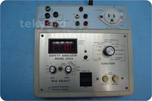 DYNATECH NEURODYNE-DEMPSEY 232A SAFETY ANALYZER @