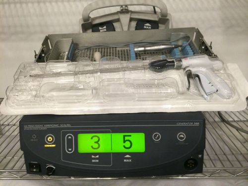 Ethicon Harmonic G300 / GEN 04 Generator with Scalpel HP054 + HAR36 &amp; More