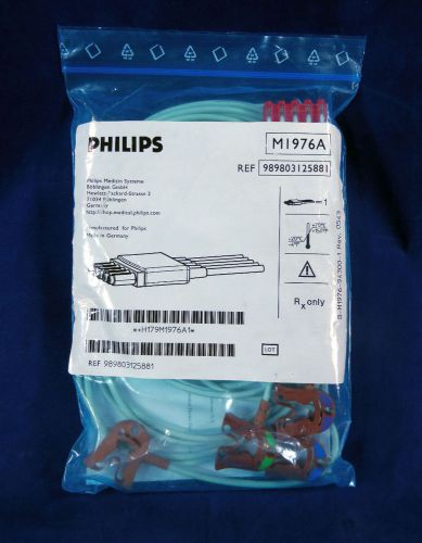 Philips ecg 5 electrode 5 lead m1976a for sale