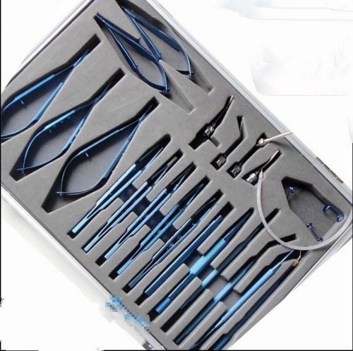 Titanium Cataract Set Eye Ophthalmic Surgical Instruments Set#21 CE