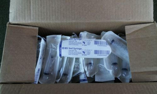 B-d 5ml syringe luer-lok tip box 125 for sale