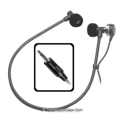 Under Chin U-Bow Tubular Headset with Straight 3.5 mm Plug