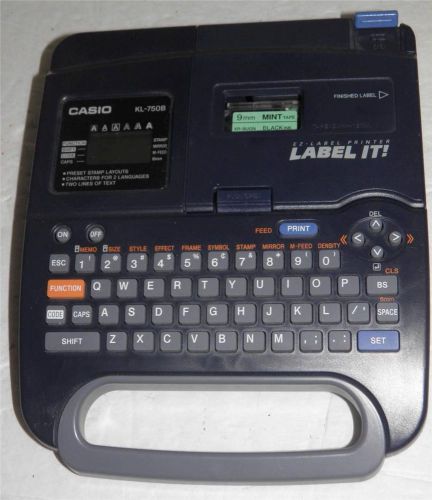 Casio KL-750B Label Maker Thermal Printer