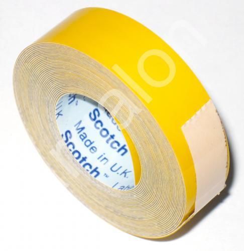 Scotch embossing tape 760 glossy yellow 1/2&#034; x 12 ft new for sale