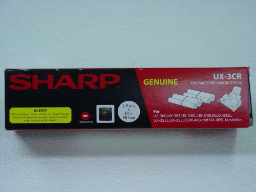 Sharp UX-3CR Fax Machine Imaging Film, 2 Rolls  BRAND NEW IN BOX!