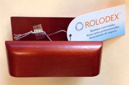 Lot of 22 Rolodex Mahogany Wood Desk Top  Business Card Holders