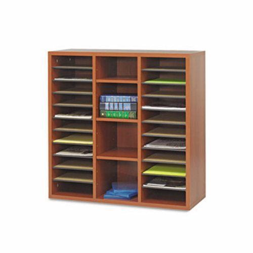 Safco Apres Literature Organizer, 30 x 12 x 30, Cherry (SAF9441CY)