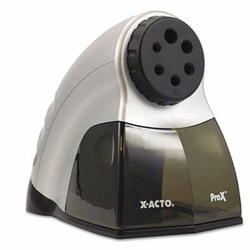 X-acto ProX Electric Pencil Sharpener, Silver/Black (EPI1612)