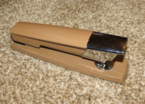 Swingline vintage stapler 333, brown beige chrome classic retro