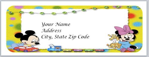 30 Cartoon Personalized Return Address Labels Buy 3 get 1 free (bo9)