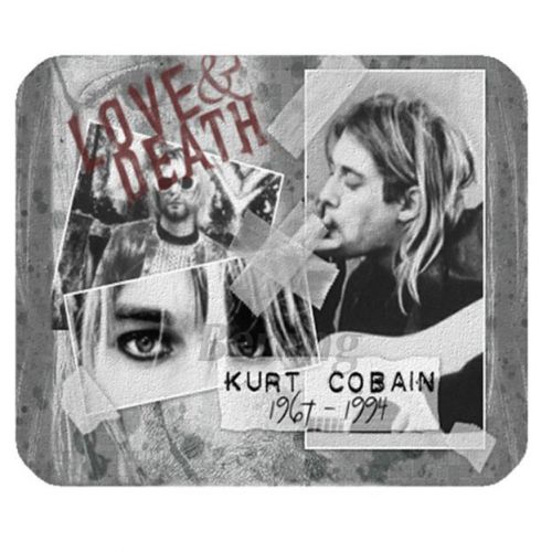 Hot Curt Cobain Custom Mouse Pad Mouse Mats Make a Great Gift