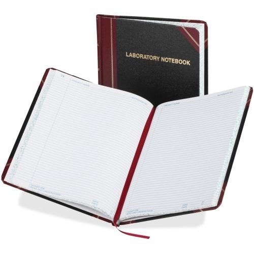 Boorum Laboratory Record Notebook - 150 Sheet - 8.13&#034;x10.38&#034; - 1 Ea