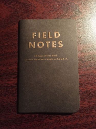 Field Notes Brand Traveling Salesman COLORS Edition 1 Single Memo Book