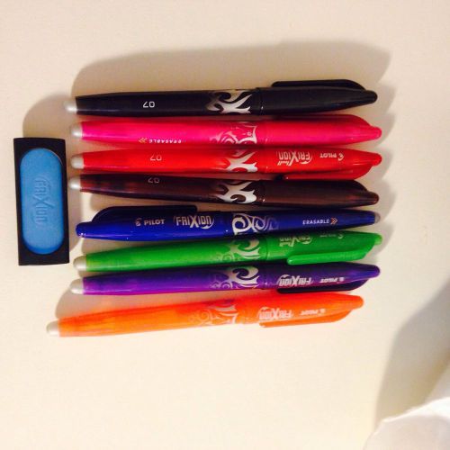 Pilot Ball Frixion Pen- 8 colors + eraser