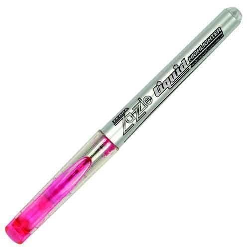 Zebra Zazzle Liquid Highlighter Chisel Tip Pink