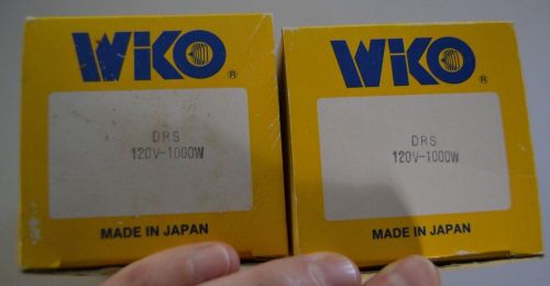 2 New Old Stock WIKO AV / Photo Projection Lamp DRS 120V - 1000W